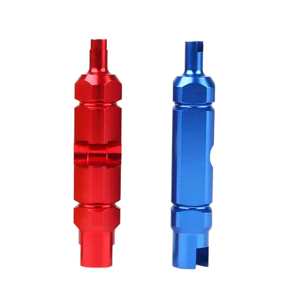 1pc Bicycle Tool Multifunctional Alloy Bike Tire Valve Tool Valve Core