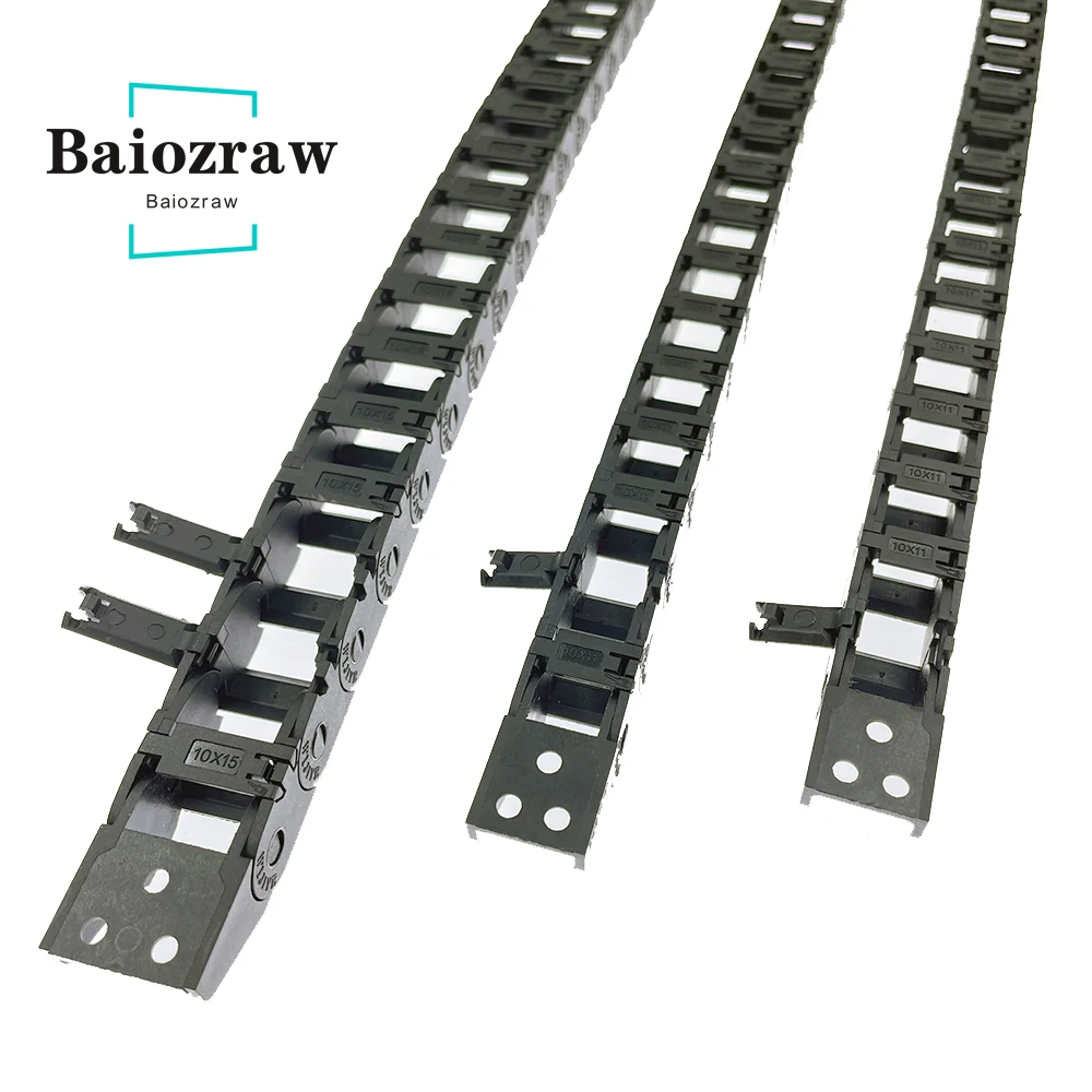 Baiozraw-open Drag Cabo Cadeia Grupo Open Grupo Black Openning tipo Correntes de Fio Impressora 3d Voron 2.4 250 300 350 Set - Imagem 3