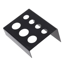 Black Metal Tattoo Ink Cap Holder For Tattoo Ink Cups 7.3 x 6 x 3.5 cm