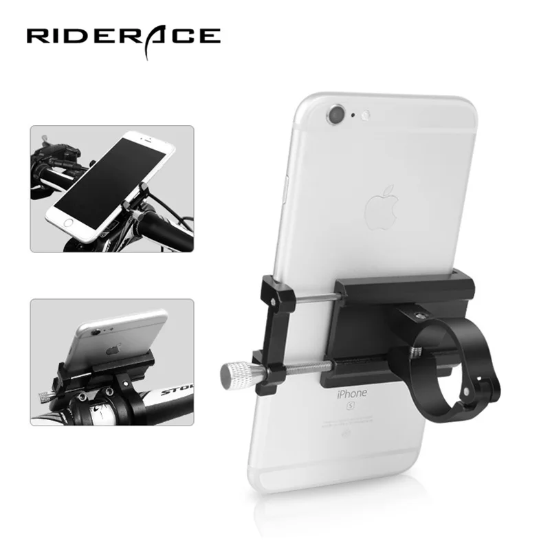 

Aluminum Alloy Bicycle Phone Holder Adjustable Bike Motorcycle Handlebar Clip Stand GPS Mount Bracket For Smartphone RR7029