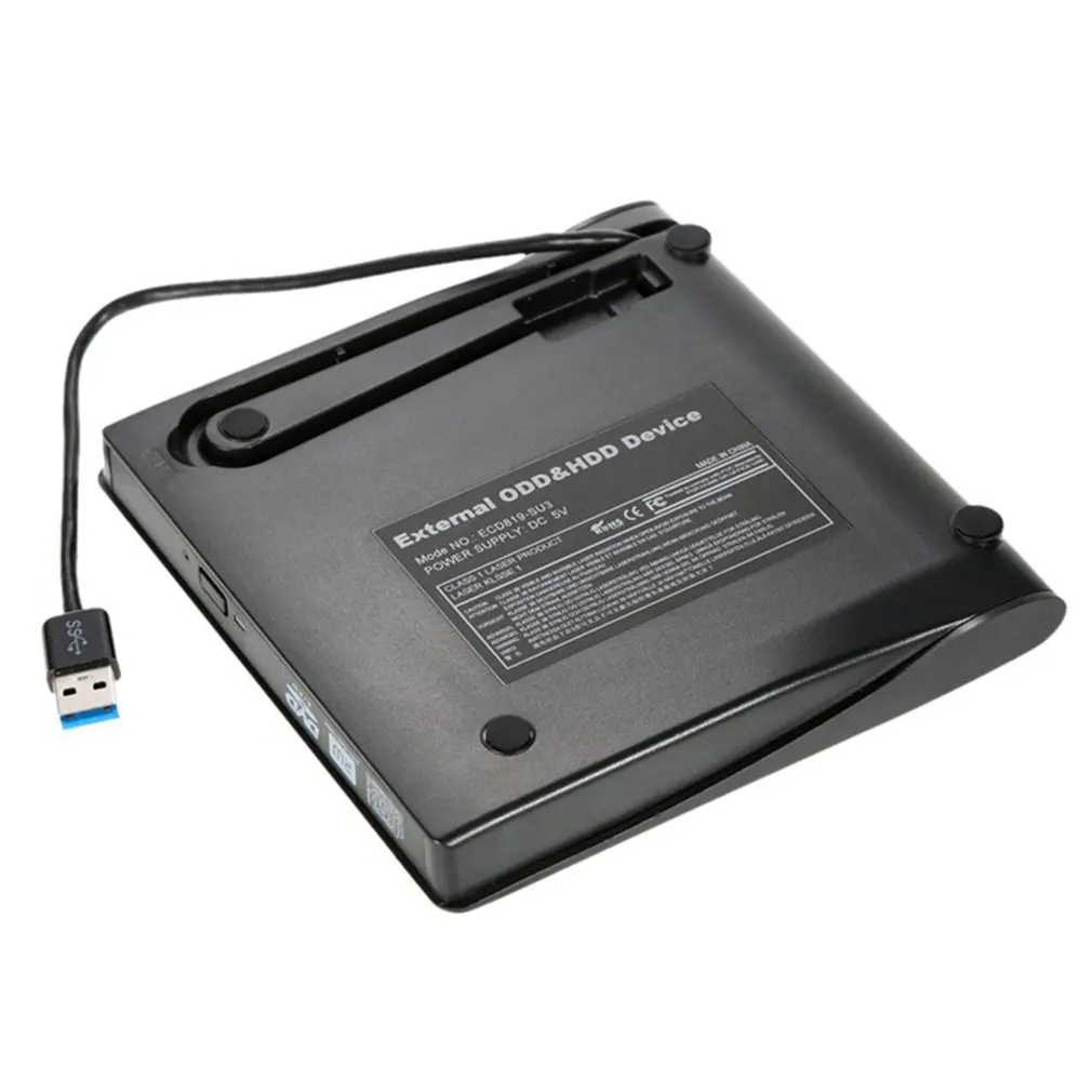 9,5 мм Dvd/Cd-Rom Rw Dvd привод Корпус Usb 3,0 SATA чехол Портативный супертонкий накопитель для MacBook, ПК, ноутбук универсальный Dvd привод Корпус