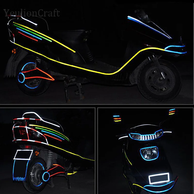 Chzimad 8 м x 1 см 7 цветов светоотражающая лента наклейка для автомобиля Babycar