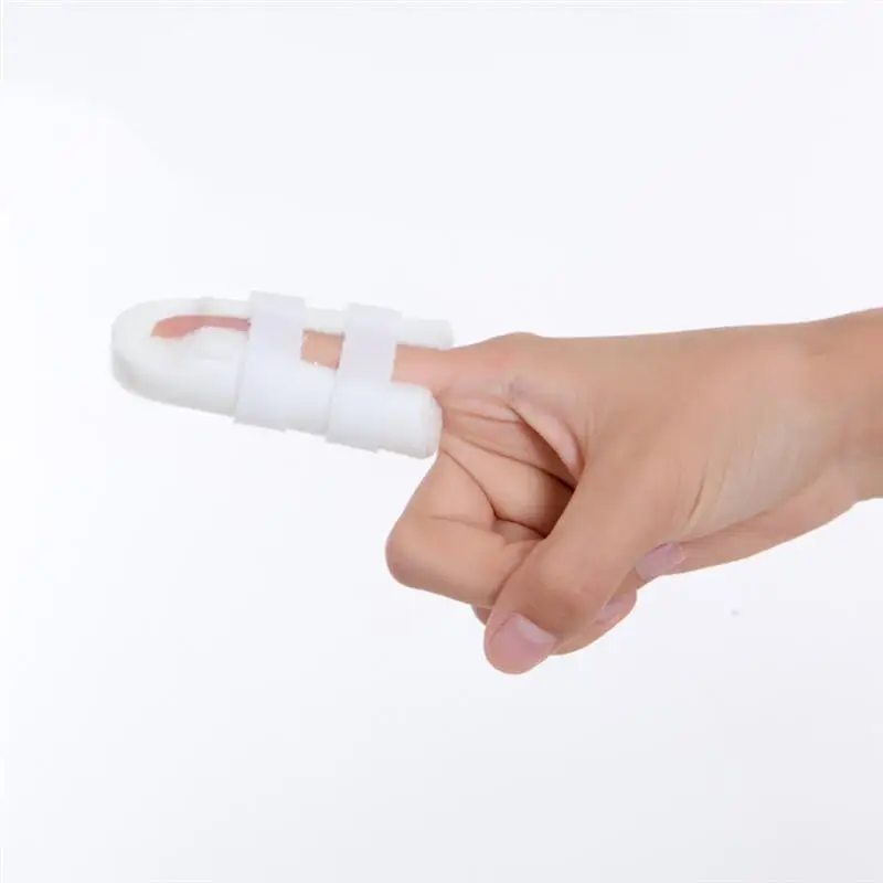 Пальцевая шина, регулируемая дышащая Практичная защита для пальцев, фиксация для снятия боли в пятнах