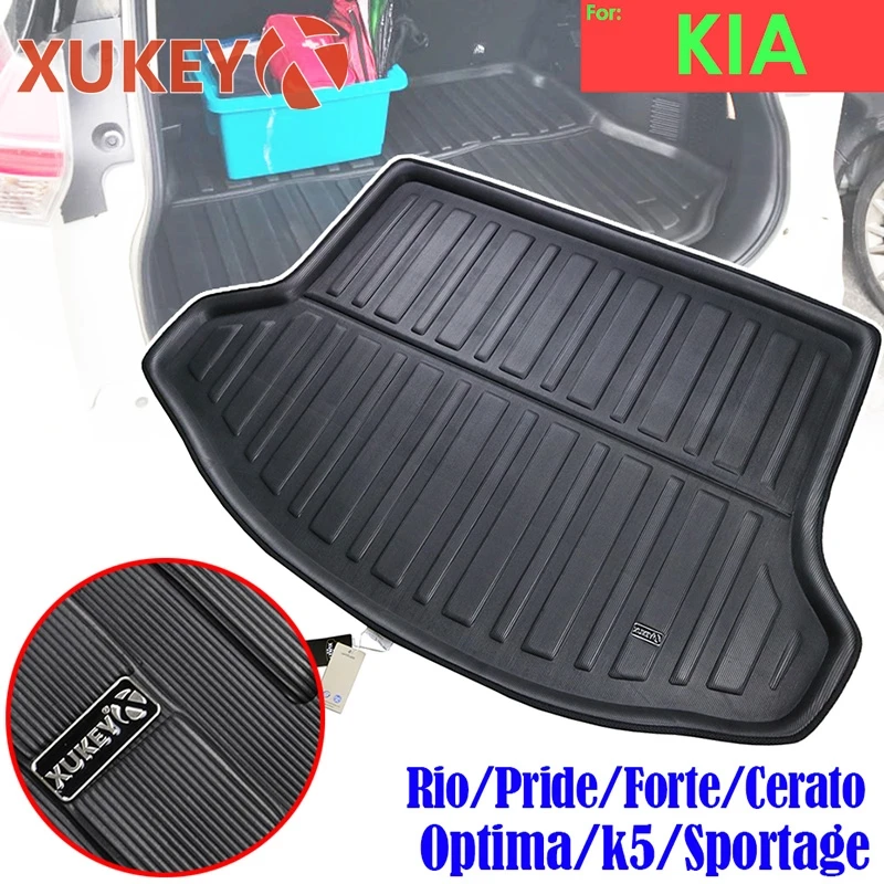 XUKEY карго загрузки лайнер лоток для KIA Rio Pride Forte Cerato Optima K5 Sportage QL SL индивидуальные