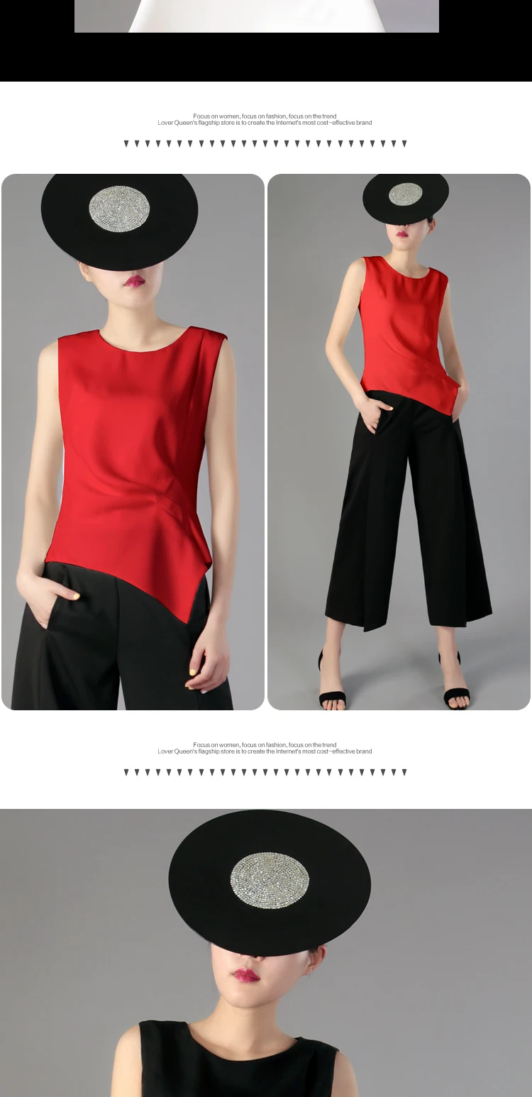 Модная новинка, модная шифоновая футболка с асимметричным Hemline для женщин, весенне-летние женские топы черного, белого и красного цвета, Vestido YG211
