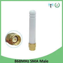 

GRANDWISDOM 1/2pcs 868mhz antenna 3dbi sma male 915mhz lora antene pbx iot module lorawan signal receiver antena