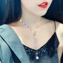 FYUAN модное ожерелье чокер с кристаллами для женщин 2019 бижутерия