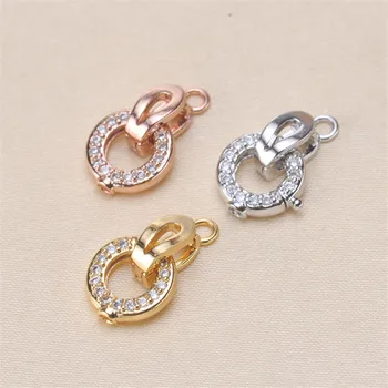 

Jewelry Making DIY Golden/Silvery Connector Clasps Findings Women Fashion Beads Pearls Bracelets Metal Clasps Accessories