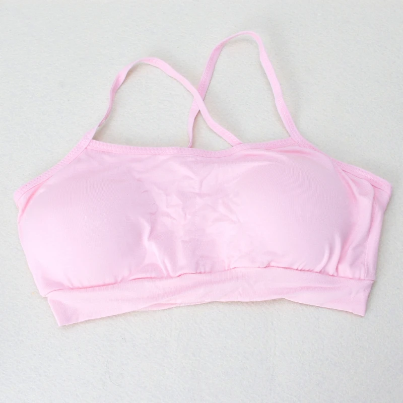 

Soft Cotton Bra for Young Girls Kid Underwear Training Puberty Bras Teen Tops