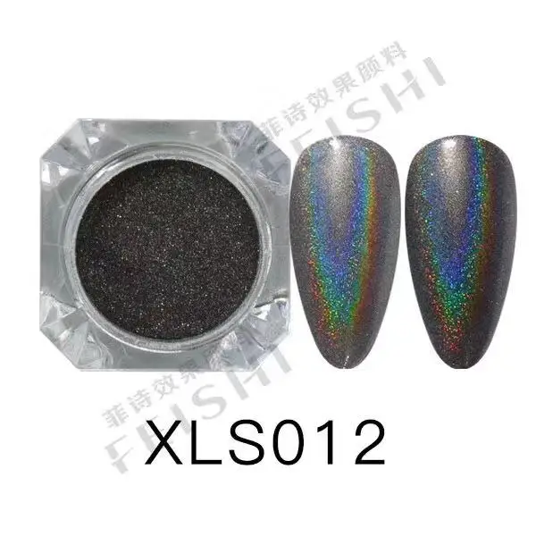 1g Glitter for Nails Holographic Dip Powder Mirror Polishing Chrome Pigments Nail Art Decorations Laser Dazzling Dust