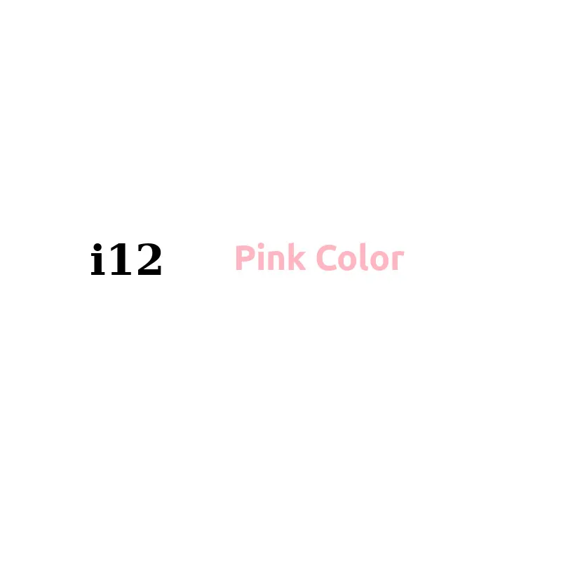 I12 TWS,, Bluetooth 5,0, беспроводные наушники, спортивные Стерео гарнитуры, беспроводные наушники для смартфона, pk, i30, i80, i100, tws, i200 - Цвет: i-12 pink