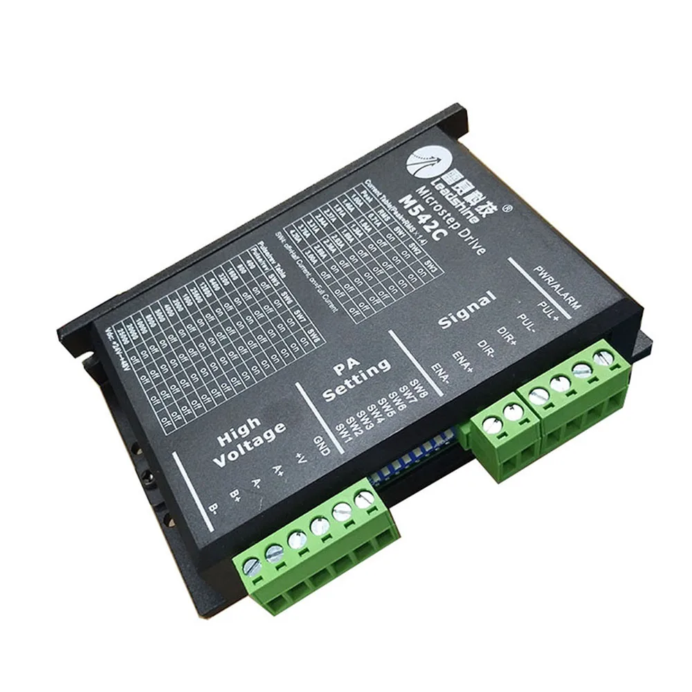 Leadshine M542C 스테퍼 모터 드라이버, 조각기 하이브리드 서보 모터 드라이버 및 CNC 기계 서보 모터 드라이버