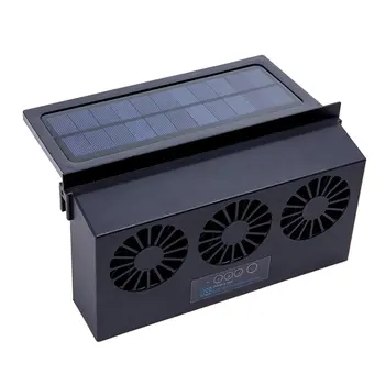 

Car Fan Solar Window Sun Powered Car Auto Air Vent Cool Cooling System Radiator Fan Cooling Fan Energy Saving
