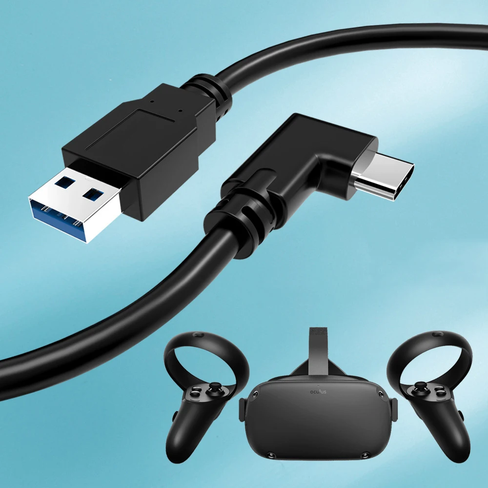 3 м USB C кабель USB3.2 провод для Oculus Quest VR Link USB3.1 Type c силовая линия Удобный домашний