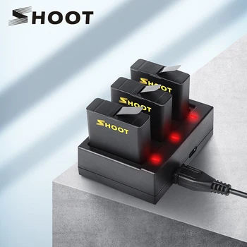 

SHOOT AHDBT-501 Battery Kits with USB Charger for GoPro Hero 8 7 6 5 Black Sports Action Camera for GoPro 8 7 6 5 Accessories