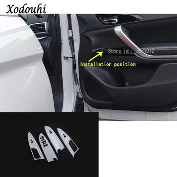 

For Mitsubishi Eclipse Cross 2017 2018 2019 2020 Car Styling Door Window Glass Inner Panel Armrest Lift Switch Button Trim Frame