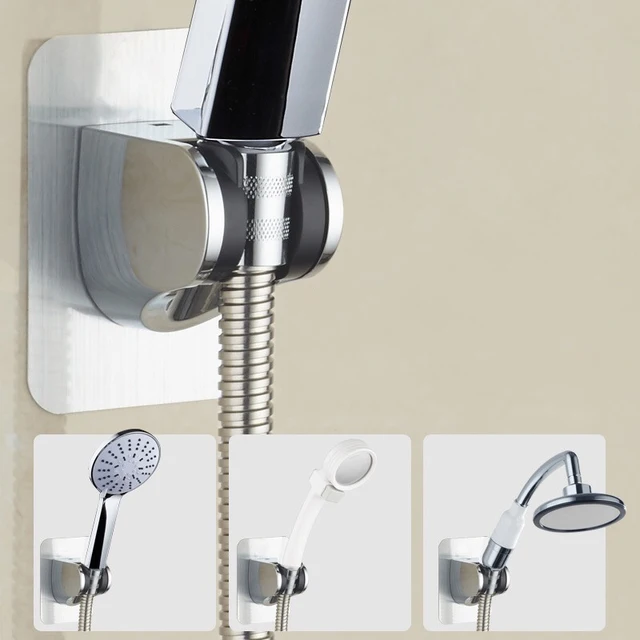 SHAI New Arrival Shower Head Holder Wall Mounted Shower Holder Bathroom Accessory 7-Speed Adjustable Shower Bracket Easy To Use 4