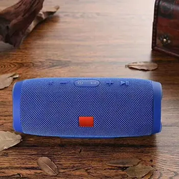 

40W Portable Wireless Speaker Waterproof Stereo Bass Loud Usb/Aux Mp3 Double Bass Vibration Micro Usb blue