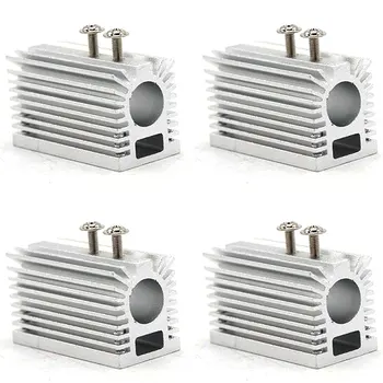 

4pcs 12mm Silver Heat Sink Heatsink Holder for 12mm Blue/Green/Red/IR Laser Modules