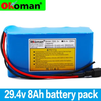 

7s3p 24V 8Ah 18650 Battery li-ion battery pack 29.4v 8000mah Electric bicycle moped /Li-ion battery with BMS
