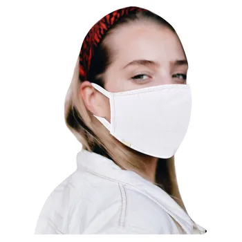 

5pcs Mask Adjustable Solid Color Mouth Mask Cotton Face Mask Washable Reusable Double Layer Multi-color Facemask Mascarillas
