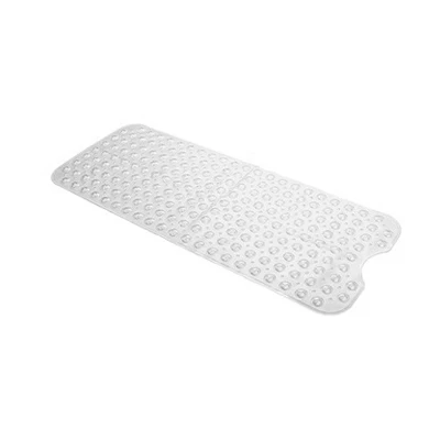 White 100x40cm ПВХ коврик для ванной комнаты, коврик для двери, кухонные коврики для дома, отеля, Противоскользящий коврик для ванной комнаты, коврик для ванной комнаты - Цвет: White 100x40cm