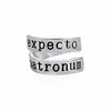 Retro HARRY Palted Expecto Patronum Letter Rings For Women And Childred Party Cosplay Jewelry ► Photo 3/6