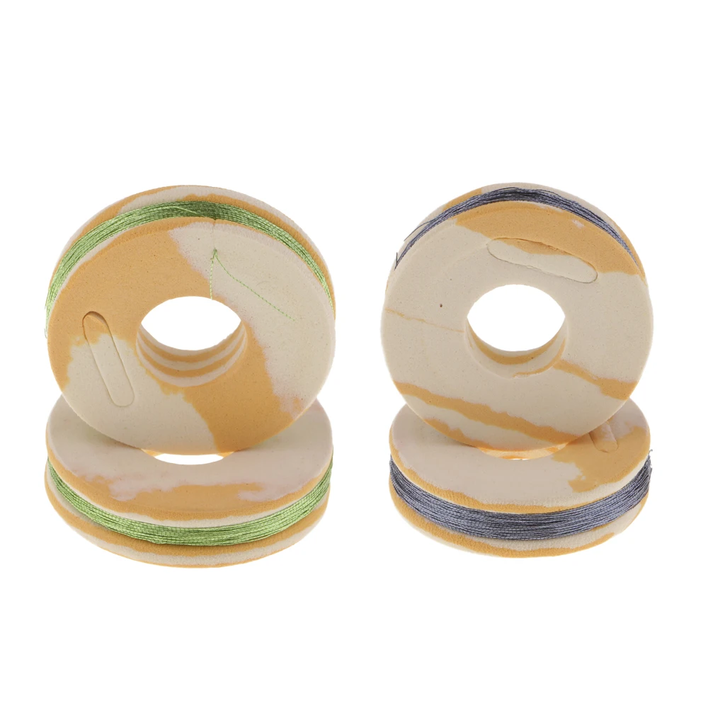 2pcs Fishing Rod Building Braid Line Fishing Rod Guide Ring Wrapping Line 