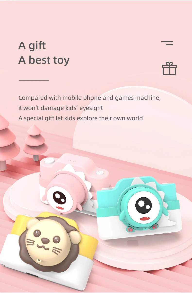 digital camera for beginners Children Mini Camera Full HD 1080P Portable Digital Video Photo Camera 2 Inch Screen Display Children Kids Game Study Toy Camera best digital camera for photography