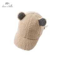 DBS14498 dave bella winter new born baby boys casual cartoon bear hat boy fashion bucket cap 1