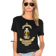 Camiseta de Gryffindor Hufflepuff para mujer, ropa para Parte Superior Femenina