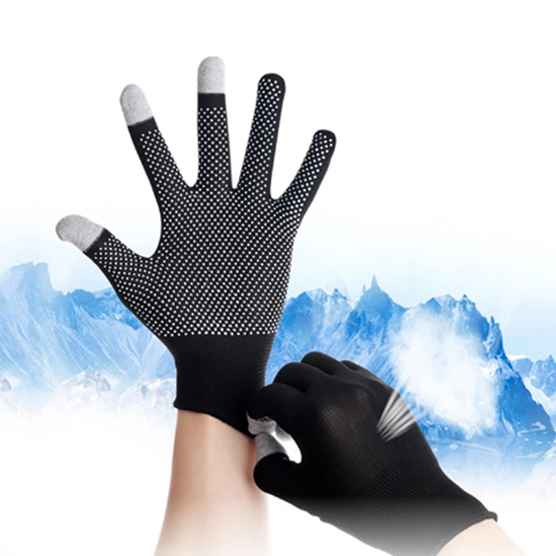 Gants D'Hiver Coupe-Vent à Écran Tactile – Pour Vélo, Course, Randonnée, Paumes Antidérapantes, Hommes/femmes
