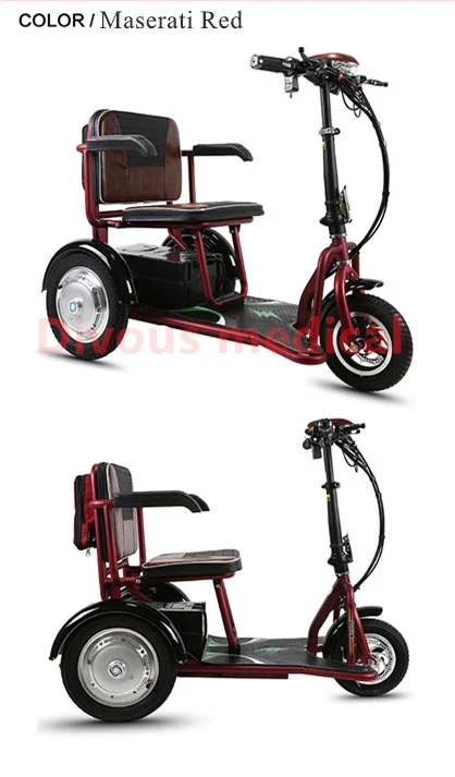 Adult Electric Tricycles 700W Mobility Scooter for Disabled and Elderly Outdoor Travel 4