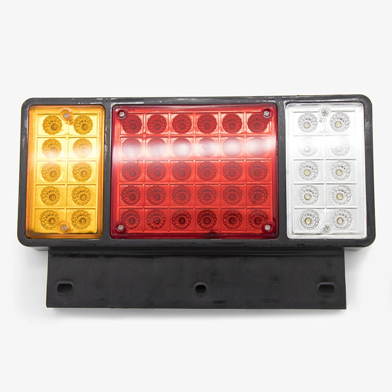 2x 12V/24V Waterproof Car Truck 50 LED Rear Tail Light Warning Brake Reverse Lamps For ISUZU Elf Truck NPR NKR NHR NLR 1984-up
