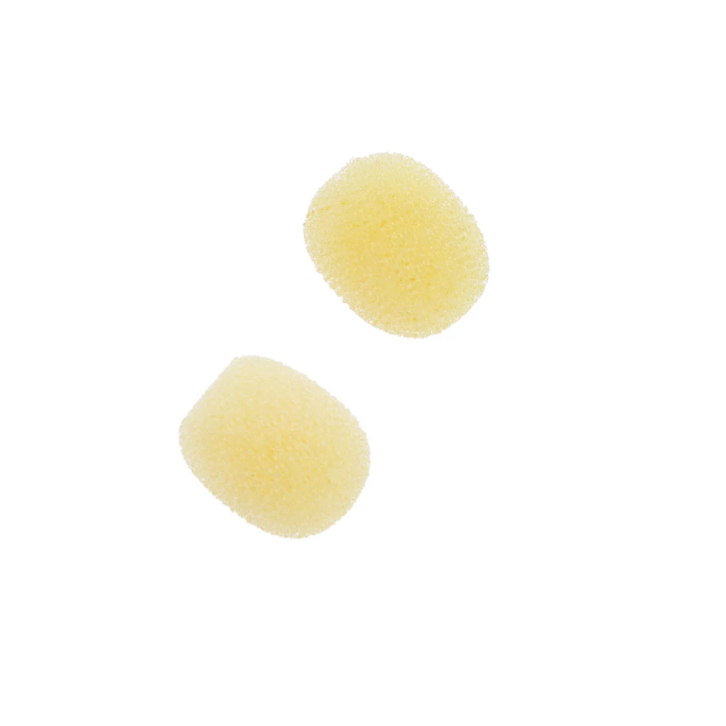 10Pcs Sponge Mic Windscreen Covers Protector for Headset/Clip-on Mini Condenser Microphone Replacement Parts