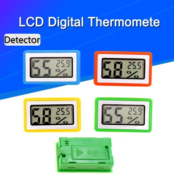 

Mini Humidity Sensor LCD Backlight Temperature Instruments Thermostat Outdoor Weather Station Digital Thermometer