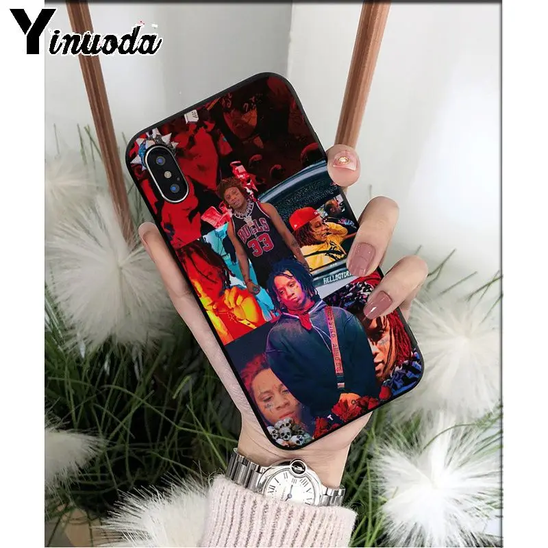 Yinuoda Rapper Trippie redd Customer High Quality Phone Case for Apple iPhone 8 7 6 6S Plus X XS MAX 5 5S SE XR Cover