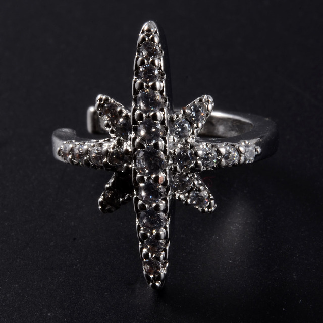 Cz Ear Cuff Ear Helix Cartilage Conch Fake Piercing Jewelry Adjustable Cz Ear Clip Non Pierced Earrings Conch Cuff Earring