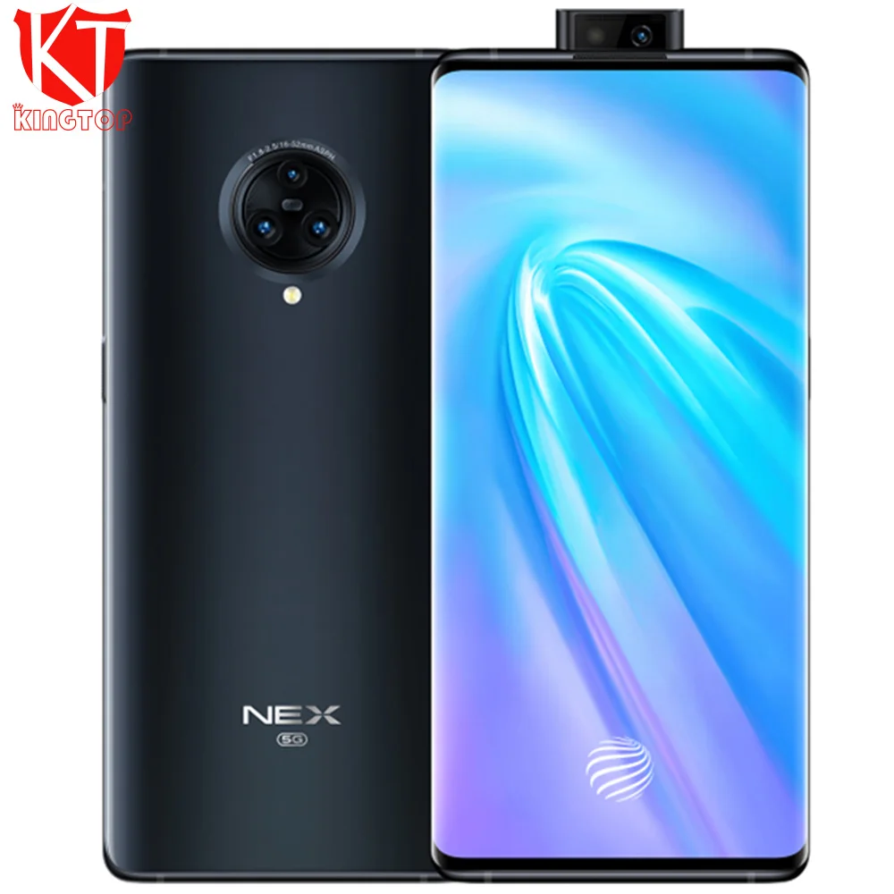 Оригинальный vivo NEX 3 мобильный телефон 8 Гб 256 ГБ 6 89 &quot5G Snapdraon 855 Plus 64MP камеры 4500mAh 44W