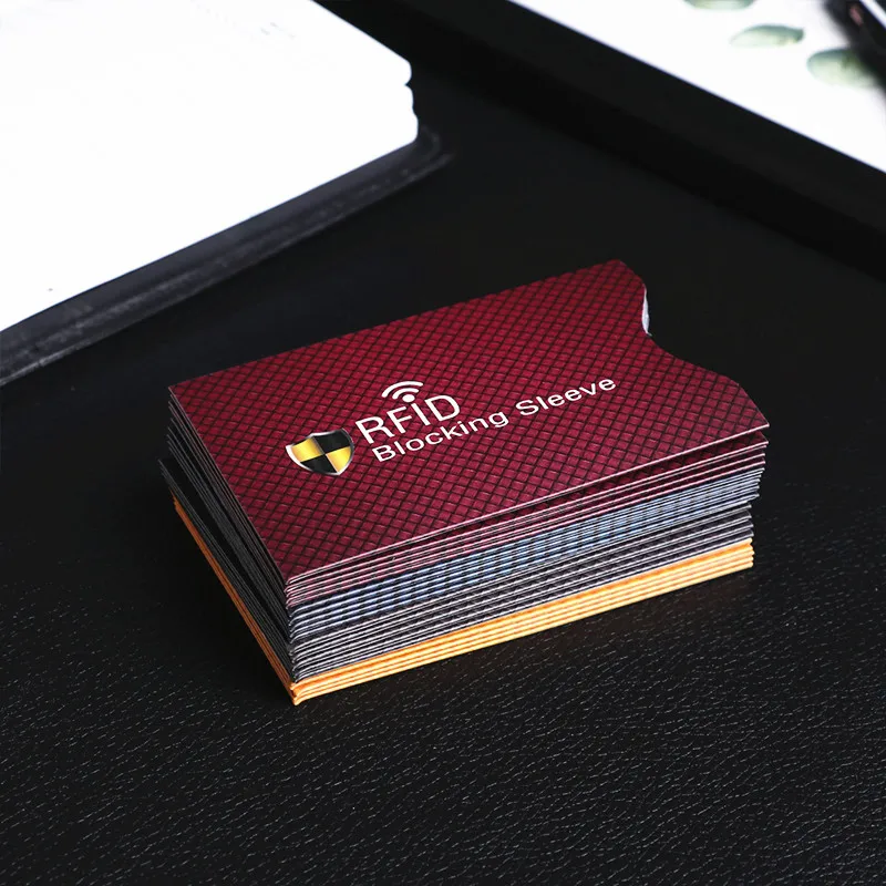 Защита от кражи для RFID, кредитный держатель для карт, защита от блокировки, держатель для карт, алюминиевый чехол, защитный чехол