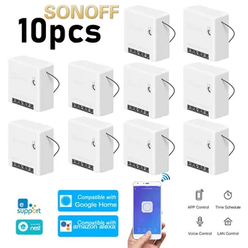 

SONOFF Mini DIY Two Way Smart Switch Automation Voice Remote Control Wifi Switch Relay Module Work Alexa Google Home Dropshiping