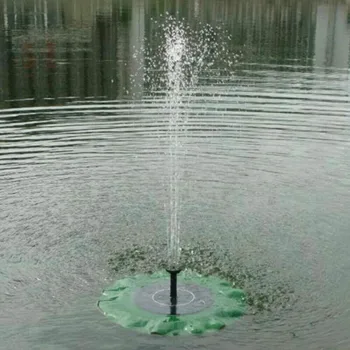 

Black Fountain Solar Pond Pump Fountain Garden Pond Water Feature Fascinating Water Feature, Economical Ventilation