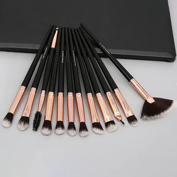 

Teemo Makeup Brushes Set 3-12pcs/lot Eye Shadow Blending Eyeliner Eyelash Eyebrow Make up Brushes Professional Eyeshadow Brush