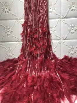 

Embroidered Tulle Fabric Factory ZH-16914 Nigerian Lace Fabric for party dress