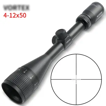 

Vector Optics 4-12x50 Hunting Long Eye Relief Varmint Rifle Scope Sight with Glass Reticle 25.4mm Mount Ring