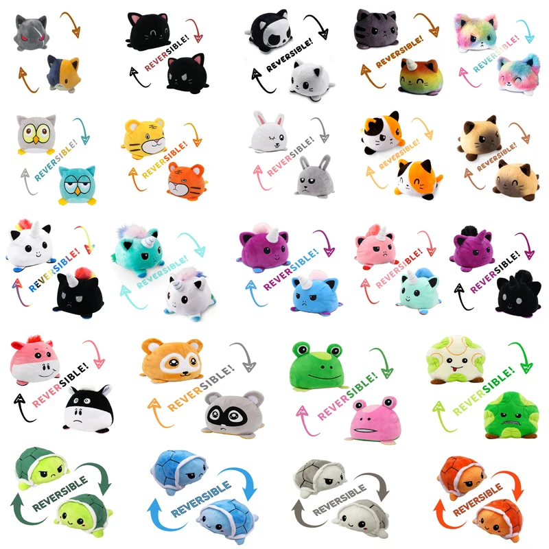 Двусторонняя плюшевая кукла-Кот игрушка-единорог 31 тип | Игрушки и хобби