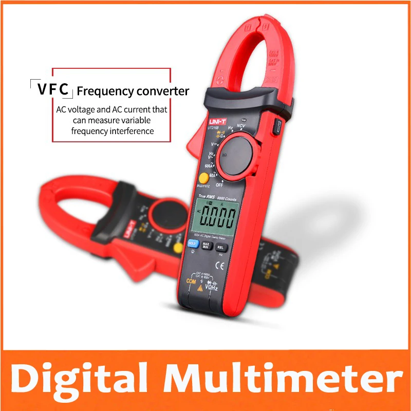 

Pocket Handheld 600A True RMS Digital Clamp Meters Measurement Tool Digital Ammeter Resistor Capacitor Frequency NCV Test
