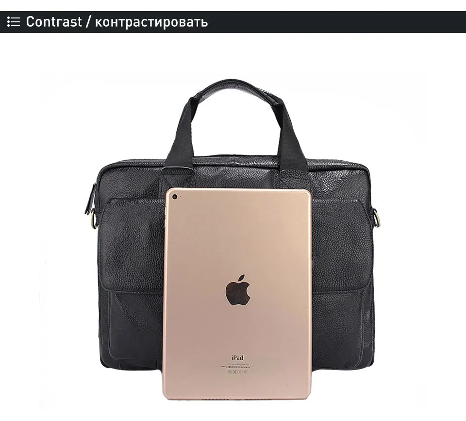 Bolso de mano hombre MVA bolso de mano bolso de cuero genuino para hombre de negocios ordenador/ordenador portatil