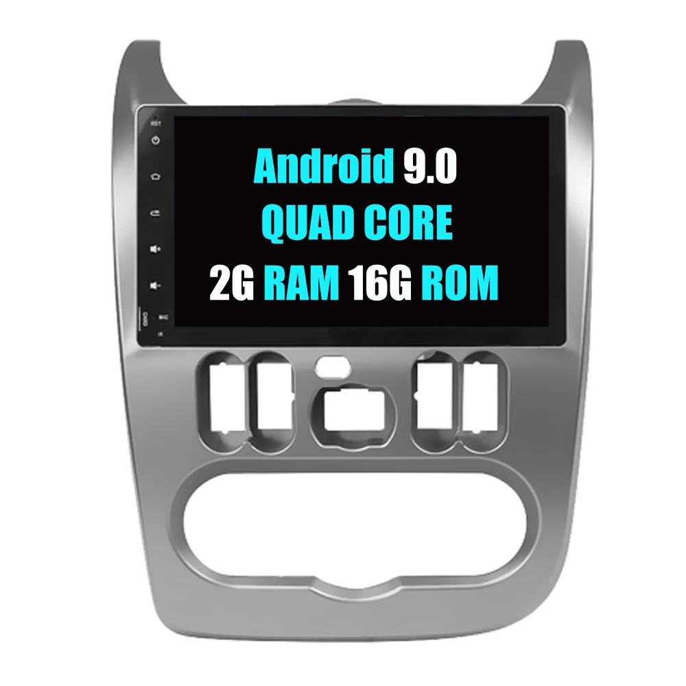 PX30 Silver RoverOne Автомобильная Мультимедийная система для Renault Logan I Sandero Lada Lergus Dacia Duster 2008 Android 9,0 Радио Стерео gps навигация - Цвет: PX30 Silver