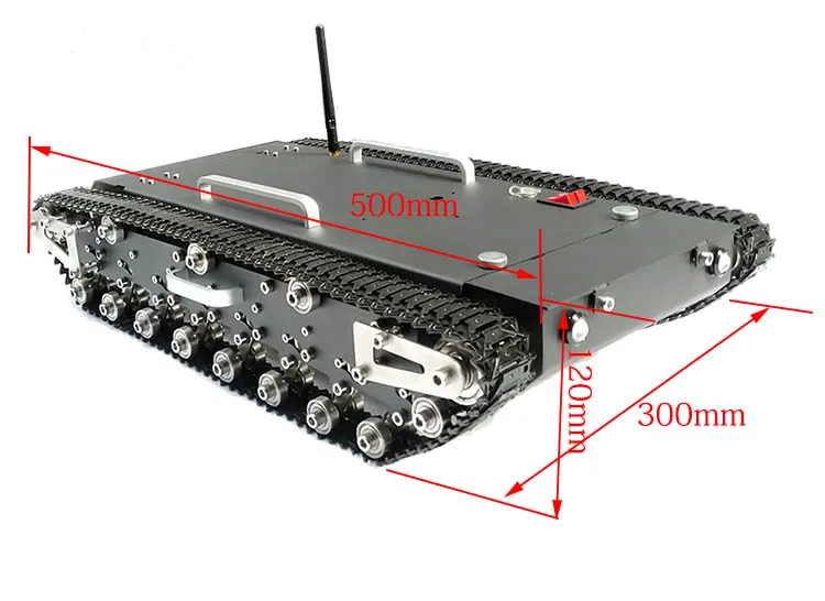 WT-500 WT-500S гусеничный пульт дистанционного управления Танк робот цельнометаллический пульт дистанционного управления интеллектуальный гусеничный пульт дистанционного управления